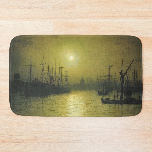 Item preview, Nightfall on the Thames - John Atkinson Grimshaw  designed and sold by CJET.