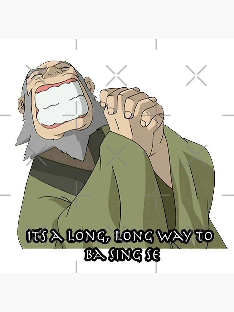 Uncle Iroh Singing Ba Sing Se Avatar Premium Matte Vertical Poster sold ...