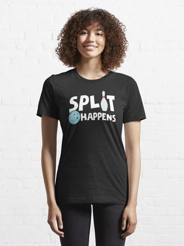 T Shirt Design Split Happens Bowling Stock Vector (Royalty Free) 2074882588