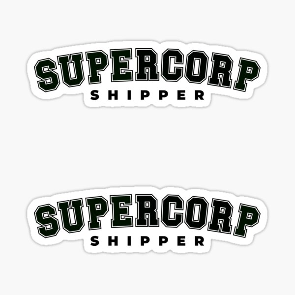 Supercorp Shipper Logo Sticker For Sale By Mtzarte Redbubble