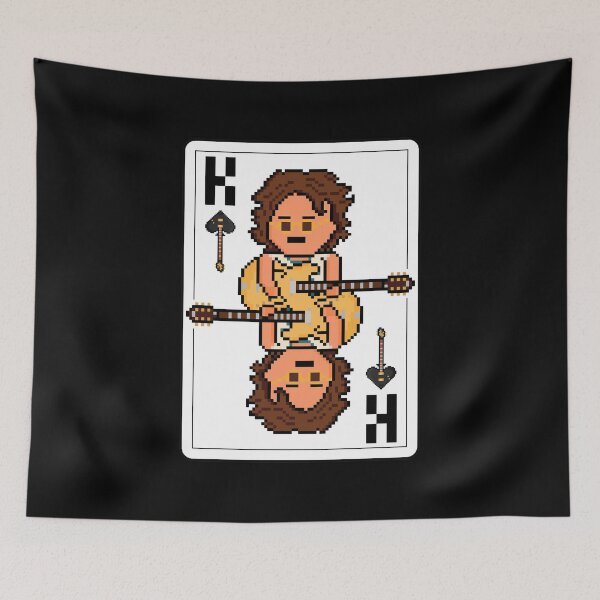 Item preview, Pixelrockstars King of Spades Playing Card designed and sold by gkillerb.