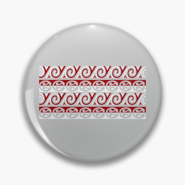 Item preview, Maori Kowhaiwhai Lattice Rimu Wall Tribal Tattoo designed and sold by vicoli-shirts.