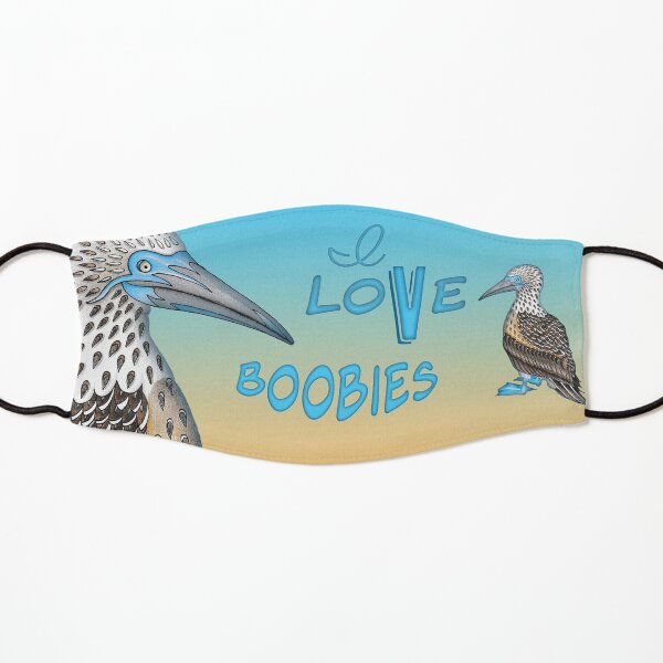 I Love Boobies Kids Mask