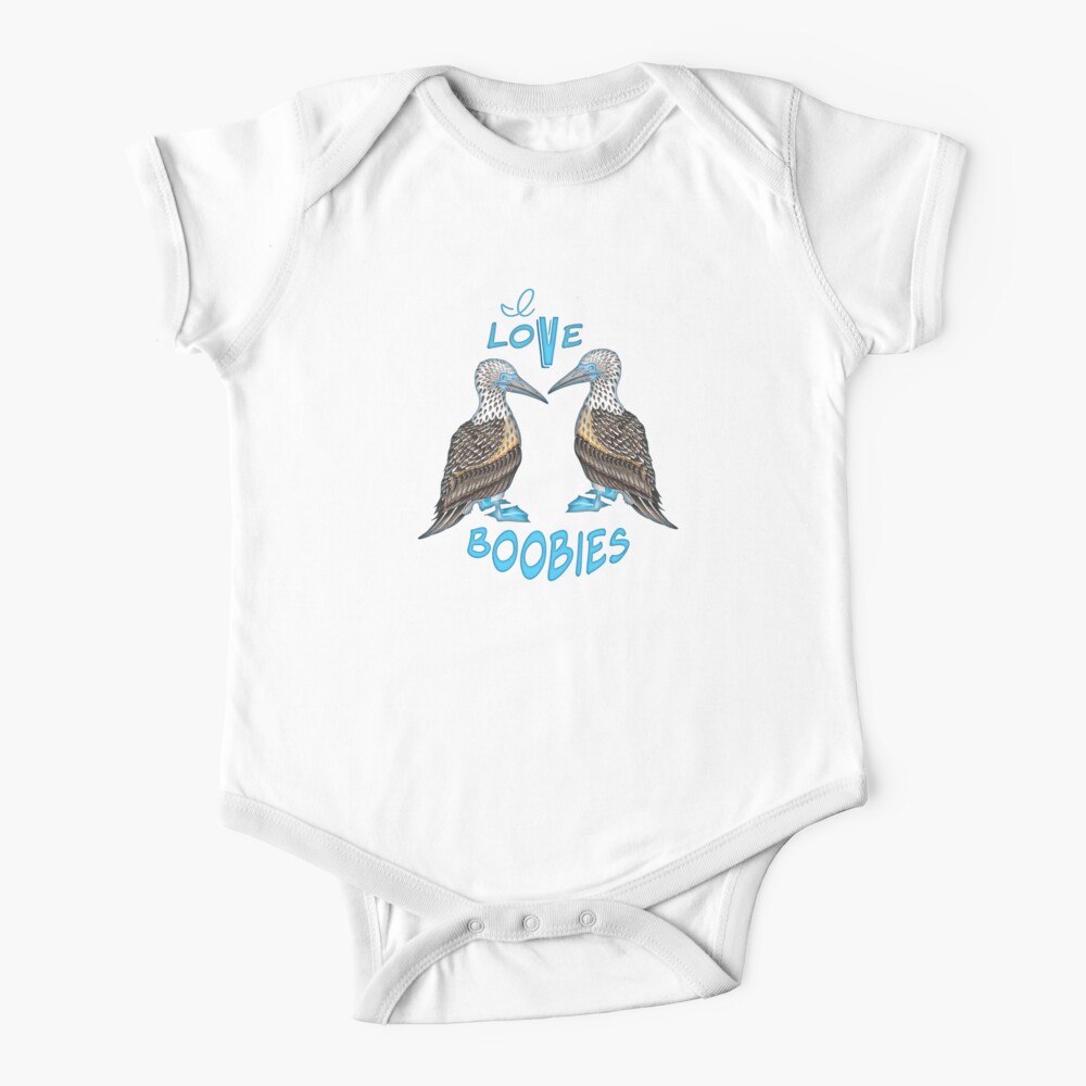 I Love Boobies Baby One-Piece