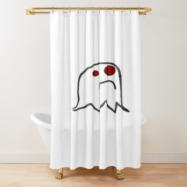 Ghost Shower Curtain