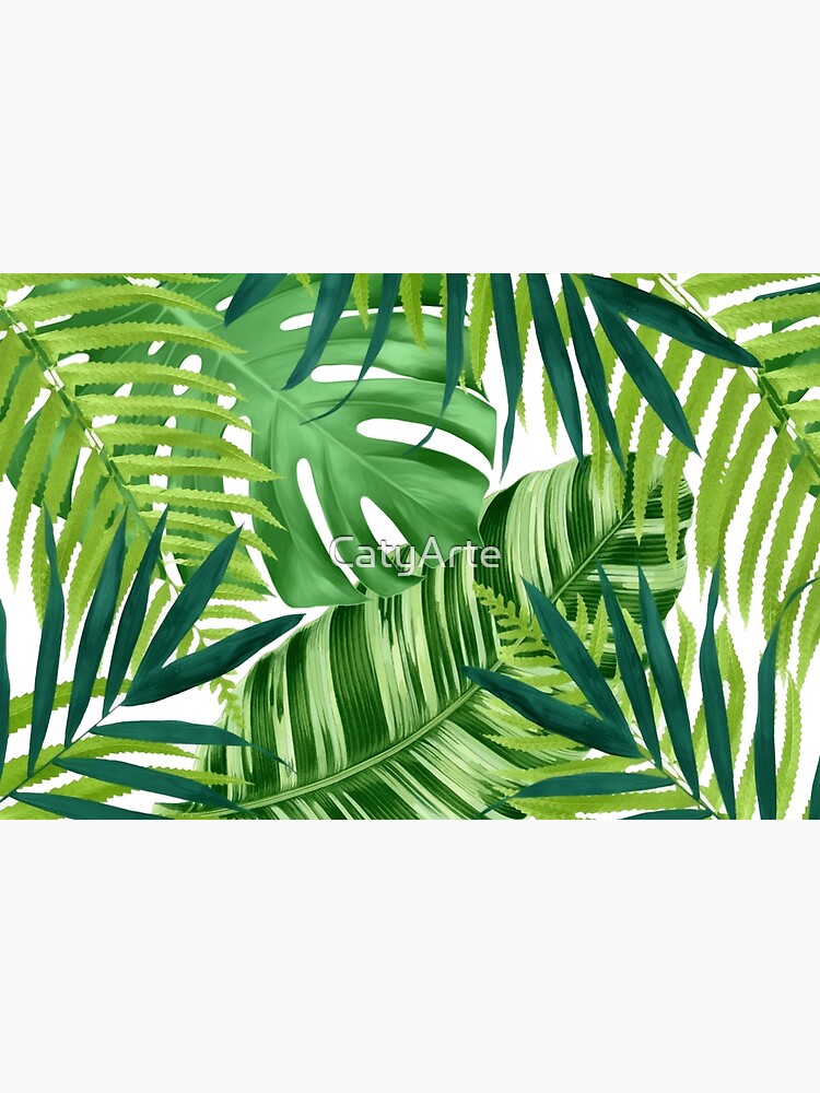 Tropical Leaves III by CatyArte