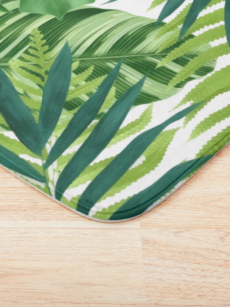 Alternate view of Tropical Leaves III Bath Mat