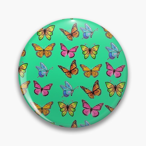 Item preview, Butterflies on green background designed and sold by GillyMc.