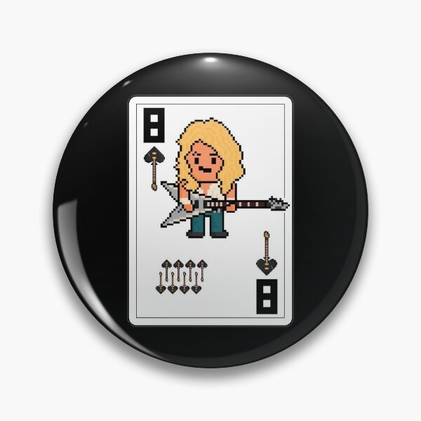 Item preview, Pixelrockstars Eight of Spades Playing Card designed and sold by gkillerb.