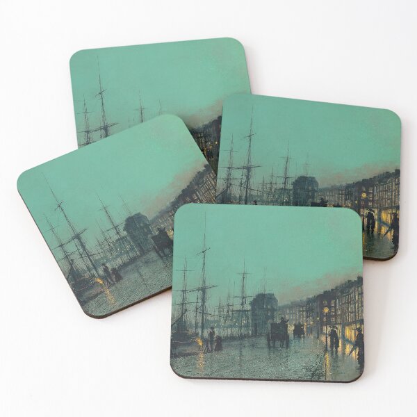 Item preview, Shipping on the Clyde - John Atkinson Grimshaw designed and sold by CJET.