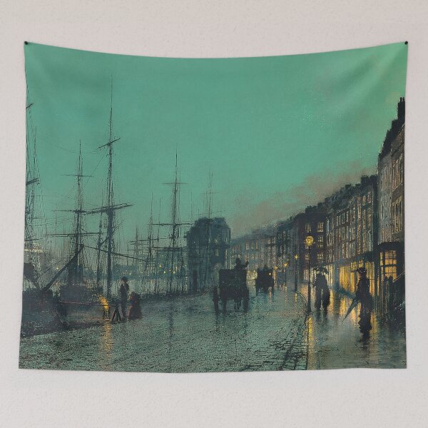 Item preview, Shipping on the Clyde - John Atkinson Grimshaw designed and sold by CJET.