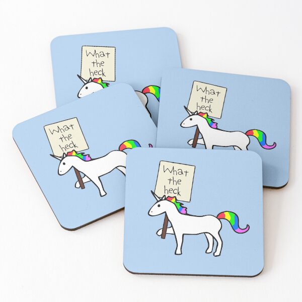 Item preview, What The Heck (Unicorn) designed and sold by jezkemp.