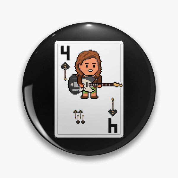 Item preview, Pixelrockstars Four of Spades Playing Card designed and sold by gkillerb.