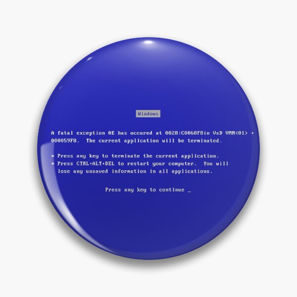 Item preview, Blue Screen of Death VINTAGE designed and sold by Pikey Holdredge.