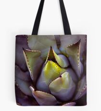 A succulent looking extra succulent this morning... Tote Bag