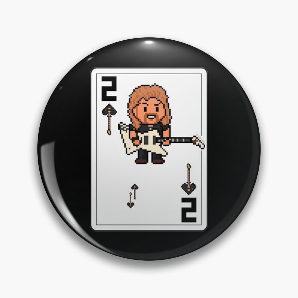 Item preview, Pixelrockstars Two of Spades Playing Card designed and sold by gkillerb.