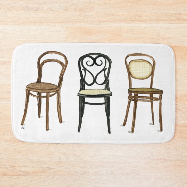 Item preview, Thonet Chairs - Watercolor Painting designed and sold by Eugenia Alvarez.