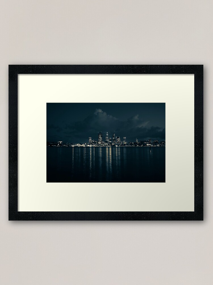 Alternate view of City Lights Framed Art Print