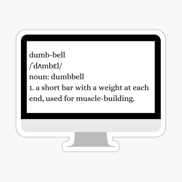 dumbbell-definition-sticker-for-sale-by-rattenfall-redbubble