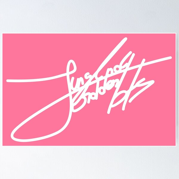 Jungkook Signature Posters for Sale | Redbubble
