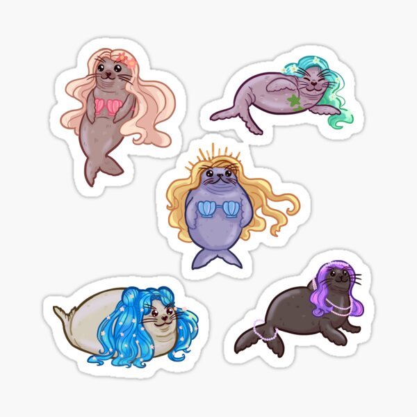 Mermaid Cuties Sticker