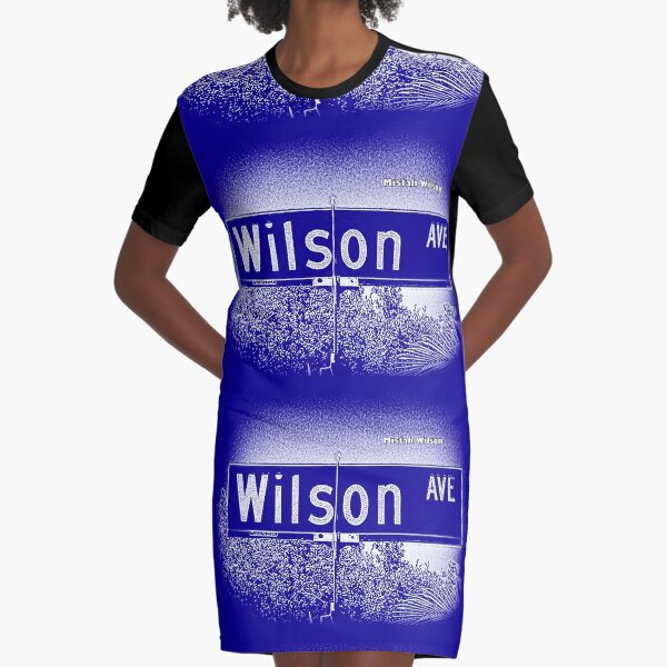 Wilson Avenue, Pasadena, CA ROYALE by Mistah Wilson Graphic T-Shirt Dress