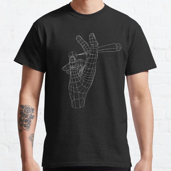 Aperçu de l'œuvre Articulation à la main créée et vendue par GameDevShirts.