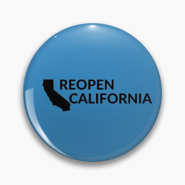Item preview, REOPEN CALIFORNIA designed and sold by DWaffleDesigns.