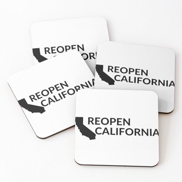 Item preview, REOPEN CALIFORNIA designed and sold by DWaffleDesigns.