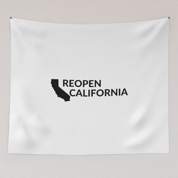 Item preview, REOPEN CALIFORNIA designed and sold by DWaffleDesigns.