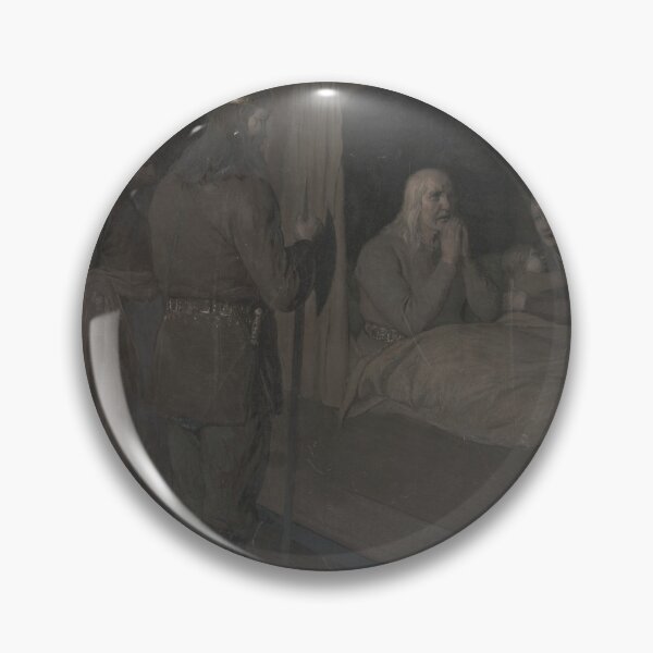 Item preview, Njal, Bergthora and Thord Karisson Decide to be Burned Alive (August Malmström) designed and sold by ArtHistorical.