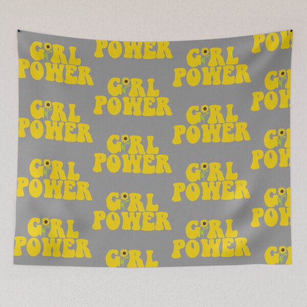Item preview, Girl power and sunflower designed and sold by mackenziebriann.