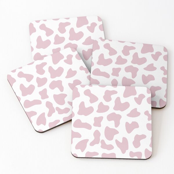 Item preview, Pastel Pink and White Cow Print designed and sold by morgandiehl10.