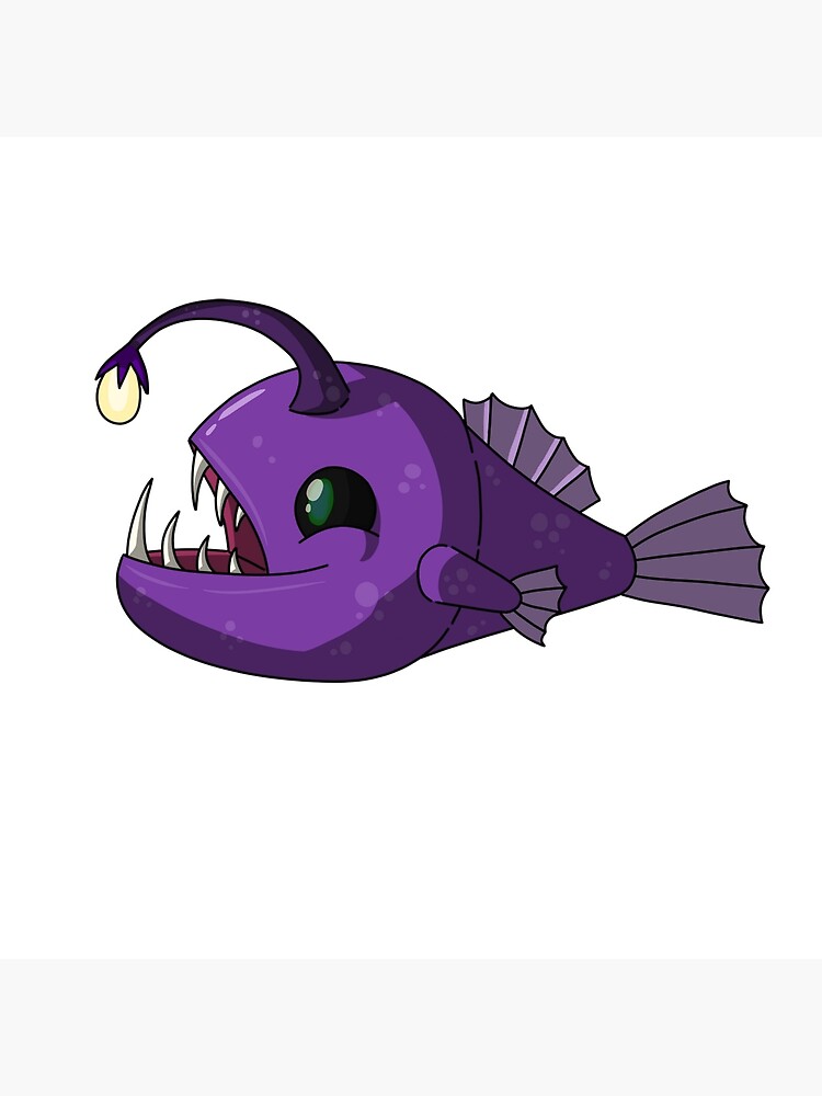 Cute Cartoon Angler Fish Cute Cartoon Angler Fish