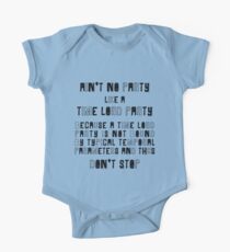 Time Lords Party Hard One Piece - Short Sleeve
