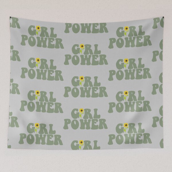 Item preview, Girl power and sunflower designed and sold by mackenziebriann.