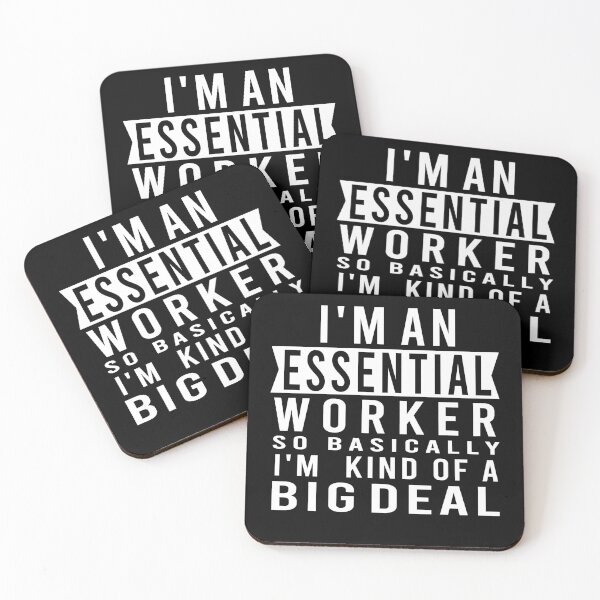 Item preview, i'm Essential worker designed and sold by osamamohamad.