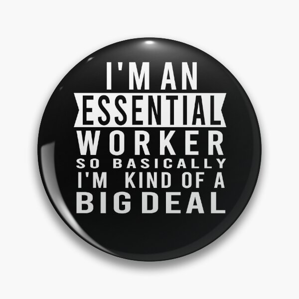 Item preview, i'm Essential worker designed and sold by osamamohamad.