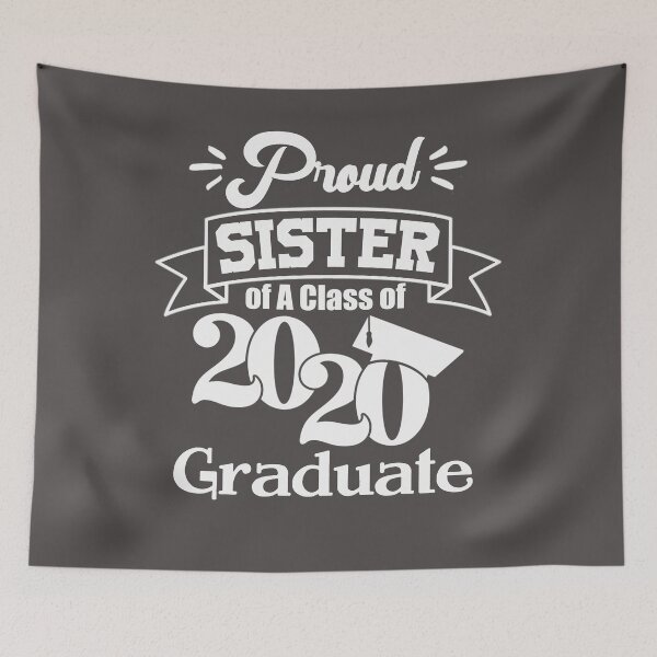 Item preview, Proud SISTER of a 2020 graduate- Graduate - women's Graduation Gifts under 25 for college or high school grad- Crew neck  designed and sold by YouHappyMyHappy.
