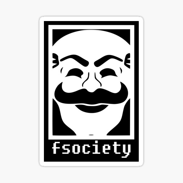 Mr Robot: fsociety logo Sticker