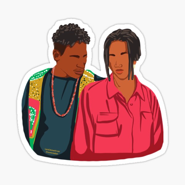 Living Single Maxine and Kyle Sticker