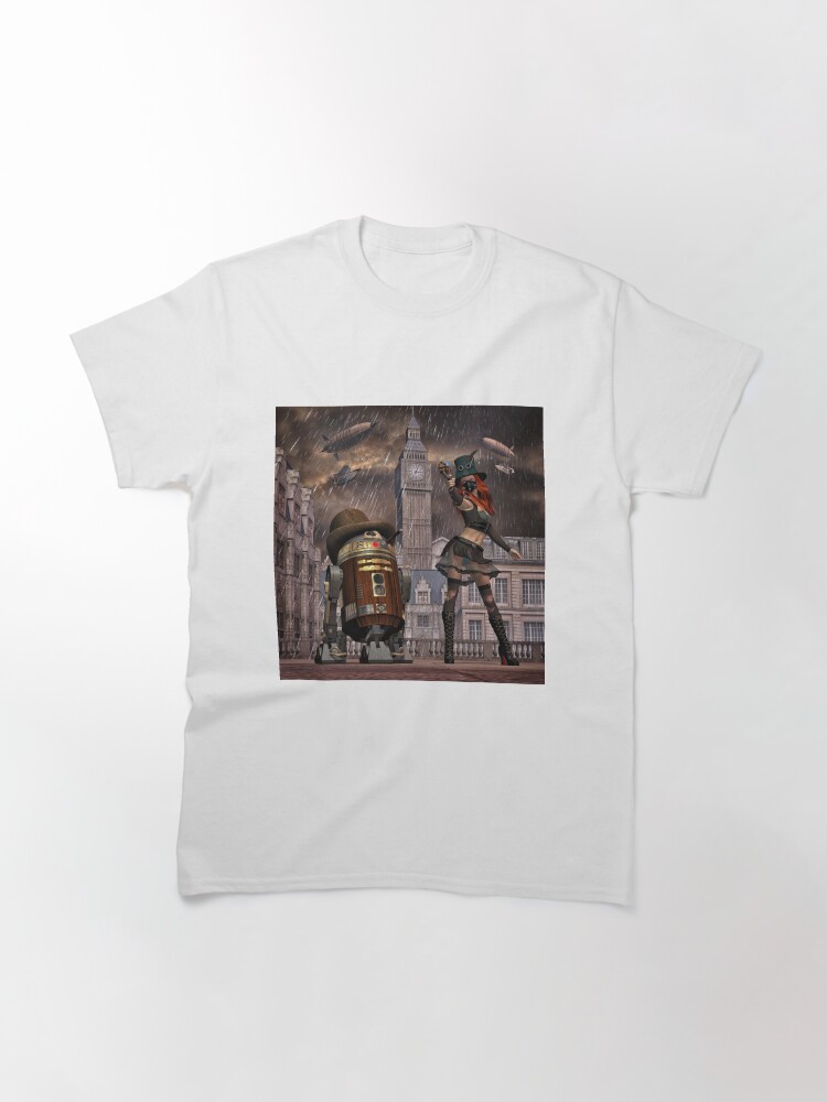 Alternate view of Steampunk Sci-Fi 2 Classic T-Shirt