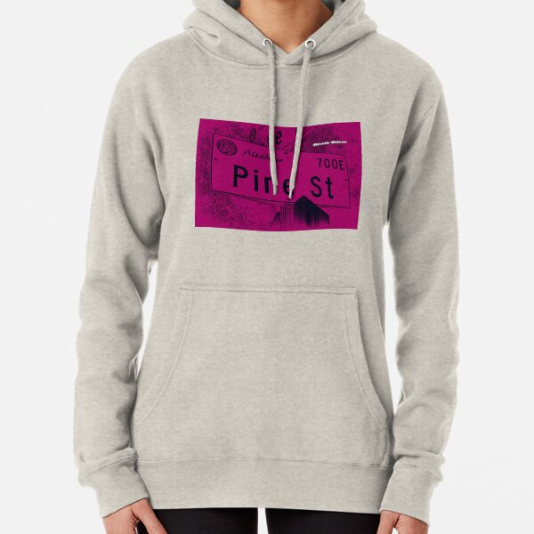 Pine Street, Altadena, CA MARIONBERRY by Mistah Wilson Pullover Hoodie