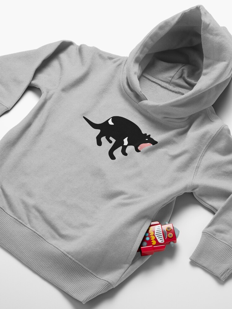 Alternate view of Cranky Little Devil Toddler Pullover Hoodie