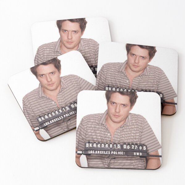 Item preview, Hugh Grant Mugshot designed and sold by footyjumpers.