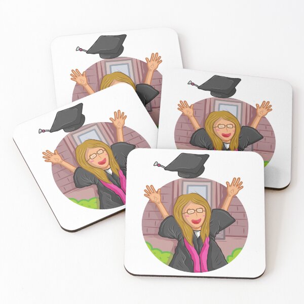 Item preview, Happy Girl Graduation Gift T-Shirt designed and sold by PODLAVADIA ⭐ ⭐ ⭐ ⭐ ⭐.