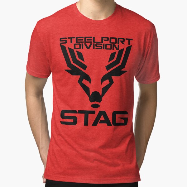 men's shirt with stag head logo