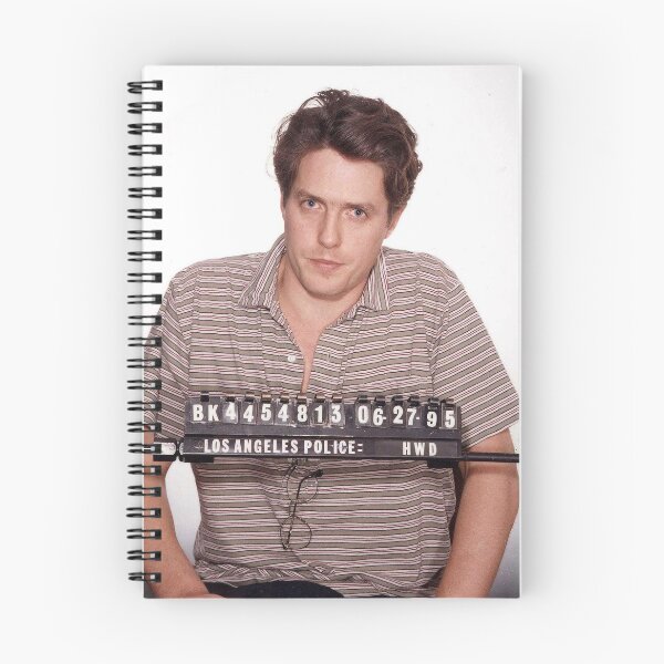 Item preview, Hugh Grant Mugshot designed and sold by footyjumpers.