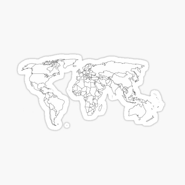 Item preview, world map designed and sold by Gwenvell.