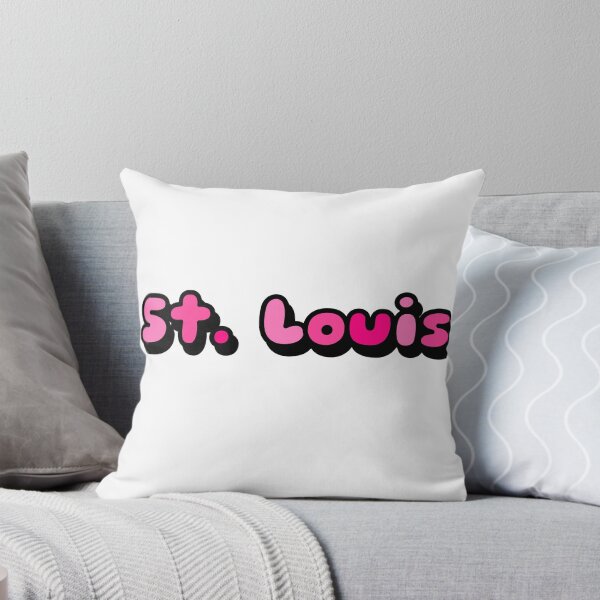 Item preview, ST. LOUIS NEON PINK CARTOON FONT STICKER designed and sold by heyjessicaho.